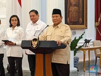 Prabowo: Saya Sangat Gembira Ekonomi RI Terkendali & Inflasi Rendah