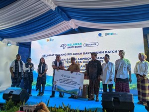 AirNav Kirim 15 Relawan ke Lombok Utara untuk Sosialisasikan Program MBG