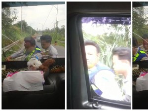 Viral Dua Oknum Dinas Perhubungan Lampung Tengah Diduga Lakukan Pungli