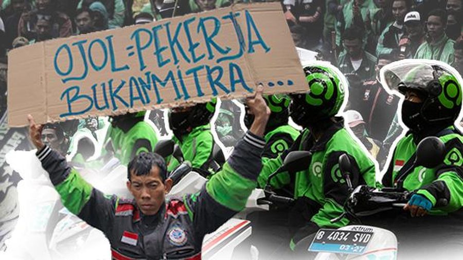 Driver Ojol Demo Tuntut THR, Ternyata Pendapatan Bulanannya Segini