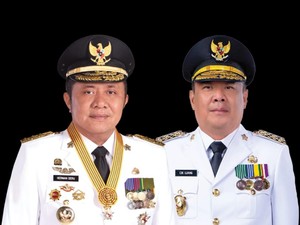 Herman Deru dan Cik Ujang Resmi Jadi Gubernur-Wagub Sumsel