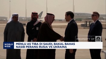 Video: Menlu AS Tiba di Saudi, Bakal Bahas Perang Rusia Vs Ukraina