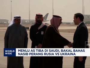 Video: Menlu AS Tiba di Saudi, Bakal Bahas Perang Rusia Vs Ukraina