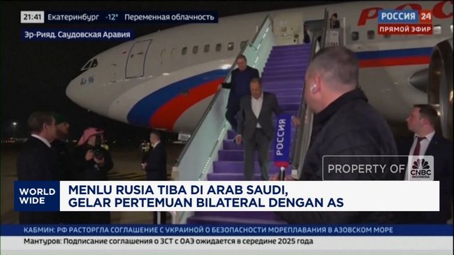 Video: Menlu Rusia Tiba di Arab Saudi, Gelar Pertemuan Dengaan AS
