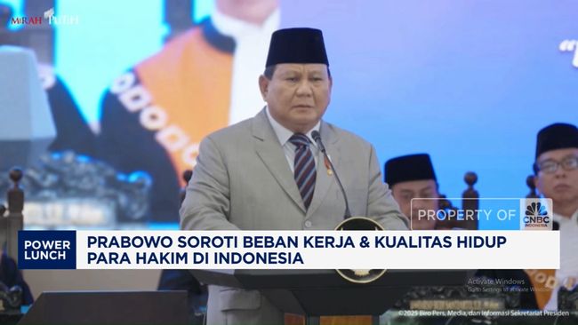 Prabowo Kumpulkan Hakim MA di Istana, Ini yang Dibahas..