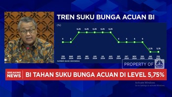 Video: BI Tahan Level Suku Bunga 5,75% di RDG BI Februari 2025