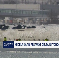 Video: Kecelakaan Pesawat Delta Airlines di Kanada, 21 Orang Terluka