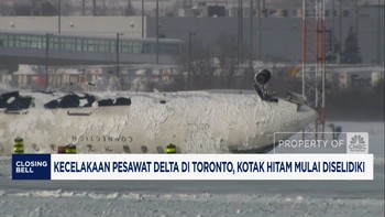 Video: Kecelakaan Pesawat Delta Airlines di Kanada, 21 Orang Terluka