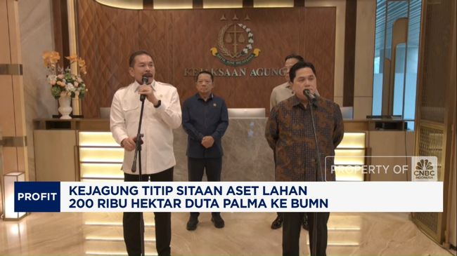 Video: Kejagung Titip ke BUMN Sitaan Aset 200 Ribu Hektar Duta Palma