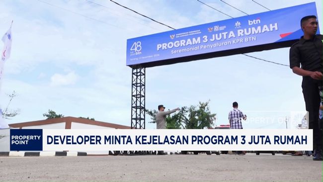 Video: Developer Minta Kejelasan Program 3 Juta Rumah