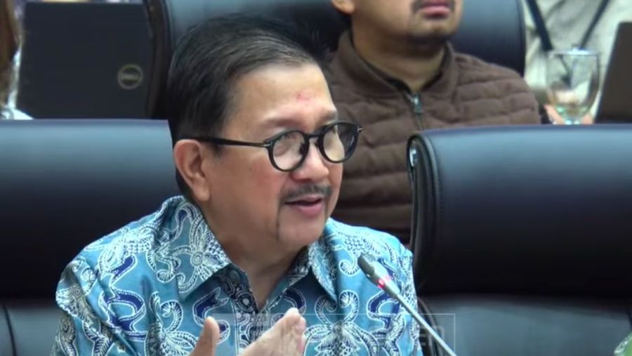 Direktur Utama PT Freeport Indonesia, Tony Wenas saat mengikuti Rapat Dengar Pendapat dengan Komisi XII DPR RI. (Tangkapan Layar Youtube Komisi XII DPR RI Channel)