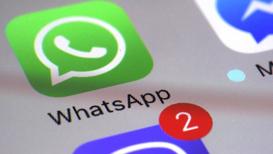 Ilustrasi WhatsApp. (AP Photo/Patrick Sison/File Foto)