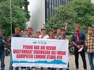 Warga Gili Meno Adukan Krisis Air ke Dua Kementerian