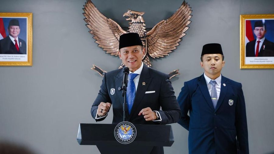 Menko AHY melantik Pejabat Kemenko Infra. (Dok. Kemenko Infrastruktur dan Pembangunan Kewilayahan)