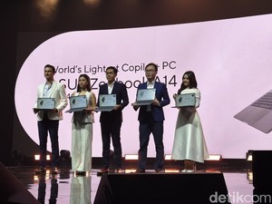 Asus Resmikan Zenbook A14, Copilot+ PC yang Super Ringan