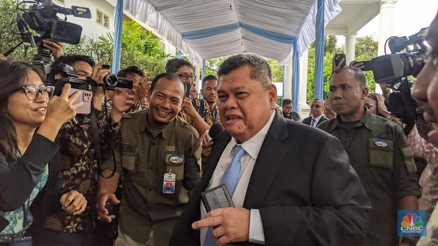 Plt. Kepala Badan Pengawasan Keuangan dan Pembangunan Muhammad Yusuf Ateh. (CNBC Indonesia/Emir Yanwardhana)