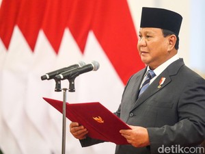 Deretan Pejabat yang Akan Dilantik Prabowo di Istana Sore Ini