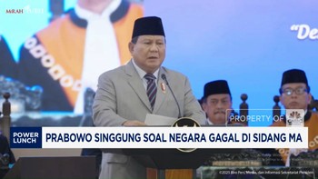 Video: Prabowo Singgung Soal Negara Gagal di Sidang MA