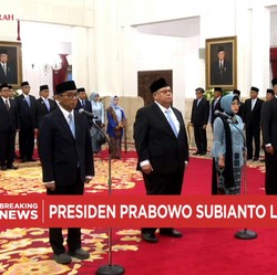 Video: Presiden Prabowo Lantik Kepala BPKP, BPS & BSSN