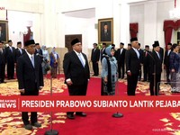 Video: Presiden Prabowo Lantik Kepala BPKP, BPS & BSSN