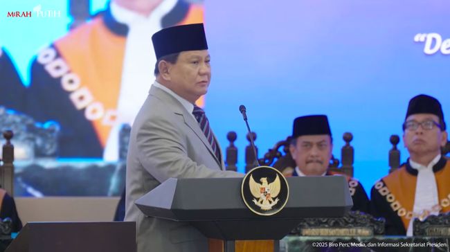 Prabowo Sentil Tingkat Kepuasan MA Rendah Pada Pengadilan Banding