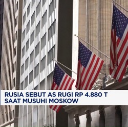 Video: Rusia Sebut AS Rugi Rp 4.880 Triliun Saat Musuhi Moskow