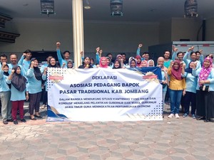 Pedagang Sembako Deklarasi Kamtibmas Jelang Pelantikan Kepala Daerah
