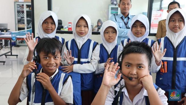 Pakai Cara Ini, WSP Beri ‘Pengalaman’ Siswa SDN Jadi Petugas Tol