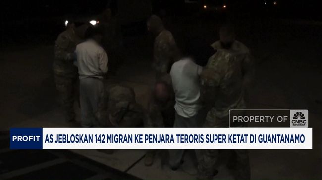 Video: AS Jebloskan 142 Migran ke Penjara Super Ketat di Guantanamo