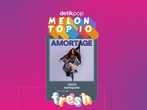 Fresh! earthquake Jisoo BLACKPINK Debut di Melon Top 100