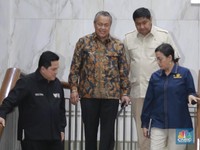 Momen Ara, Erick, & Bos BI Rapat Program 3 Juta Rumah Bareng SMI