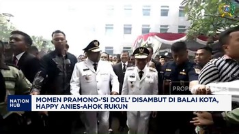 Video: Pramono-Rano Disambut di Balai Kota, Anies-Ahok Rukun