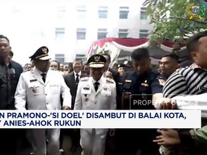 Video: Pramono-Rano Disambut di Balai Kota, Anies-Ahok Rukun