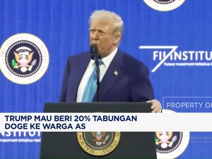 Video: Trump Mau Beri 20% Tabungan DOGE ke Warga AS