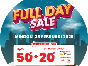Transmart Full Day Sale Datang Lagi Besok! Diskon Melimpah 50% + 20%