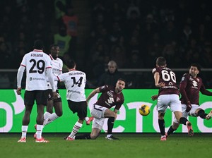 Torino Vs AC Milan: Pulisic Gagal Penalti, Rossoneri Kalah 1-2