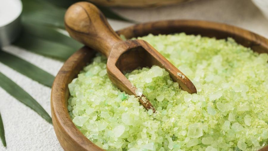 Ilustrasi Amethyst Bamboo Korean Sea Salt. Ilustrasi Amethyst Bamboo Korean Sea Salt. (Dok. Freepik)