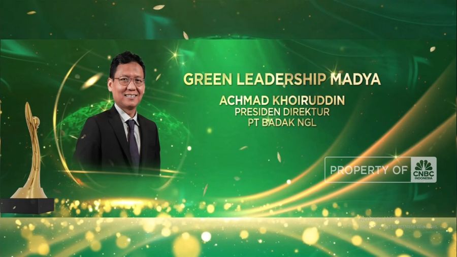 Achmad Khoiruddin, Dirut PT. Badak NGL  Raih Anugerah PROPER 2024 (CNBC Indonesia TV)