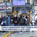Video: Angka Pemesanan Tiket Kereta Api Lebaran Tembus 1,1 Juta Tiket