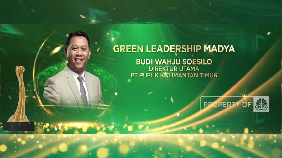 Budi Wahju Soesilo, Dirut Pupuk Kalimantan Timur Raih PROPER 2024 (CNBC Indonesia TV) Budi Wahju Soesilo, Dirut Pupuk Kalimantan Timur Raih PROPER 2024 (CNBC Indonesia TV)