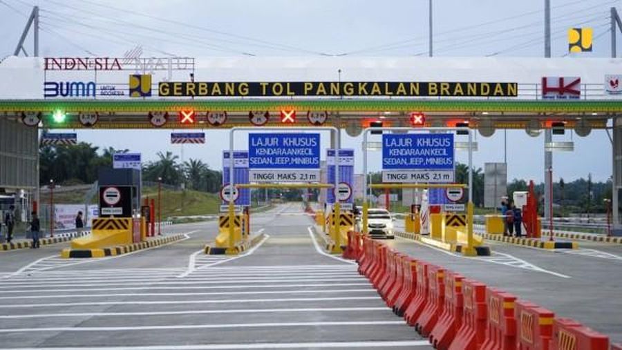 Gerbang Tol Pangkalan Brandan. (Dok. PU)