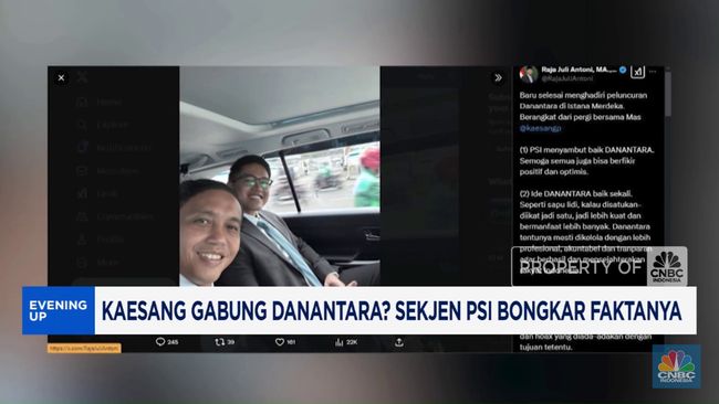 Kaesang Gabung Danantara? Sekjen PSI Bongkar Faktanya