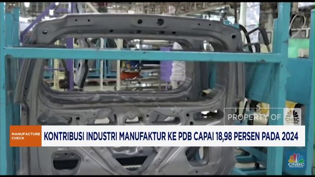 Kontribusi Industri Manufaktur ke PDB Capai 18,98 % Pada 2024