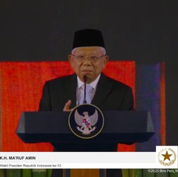 Wamen Ke-13 Ma'aruf Amin Pimpin Doa Peresmian Danantara, Ini Isinya!