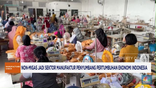 Non-Migas Jadi Sektor Manufaktur Penyumbang Pertumbuhan Ekonomi