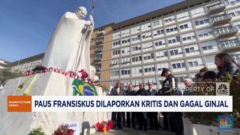 Video: Paus Fransiskus Dilaporkan Kritis dan Gagal Ginjal