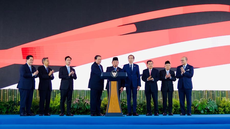 Peluncuran Danantara Indonesia di Istana Merdeka, Jakarta, Senin (24/2/2025). (Dok. BIro Pers sekretariat Presiden)