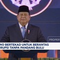 Video: Prabowo Bertekad Berantas Aksi Korupsi Tanpa Pandang Bulu