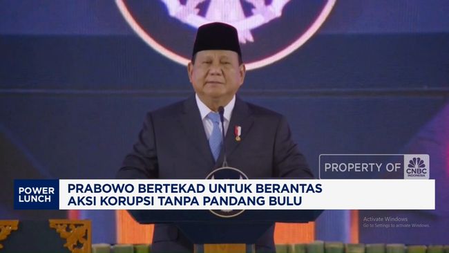 Video: Prabowo Bertekad Berantas Aksi Korupsi Tanpa Pandang Bulu