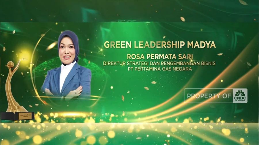 Rosa Permata Sari, Direktur Strategi & Bisnis Pertamina Gas Raih PROPER 2024(CNBC Indonesia TV)